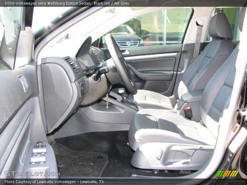 Black Uni / Art Grey 2009 Volkswagen Jetta Wolfsburg Edition Sedan