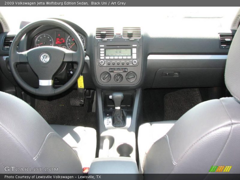 Black Uni / Art Grey 2009 Volkswagen Jetta Wolfsburg Edition Sedan