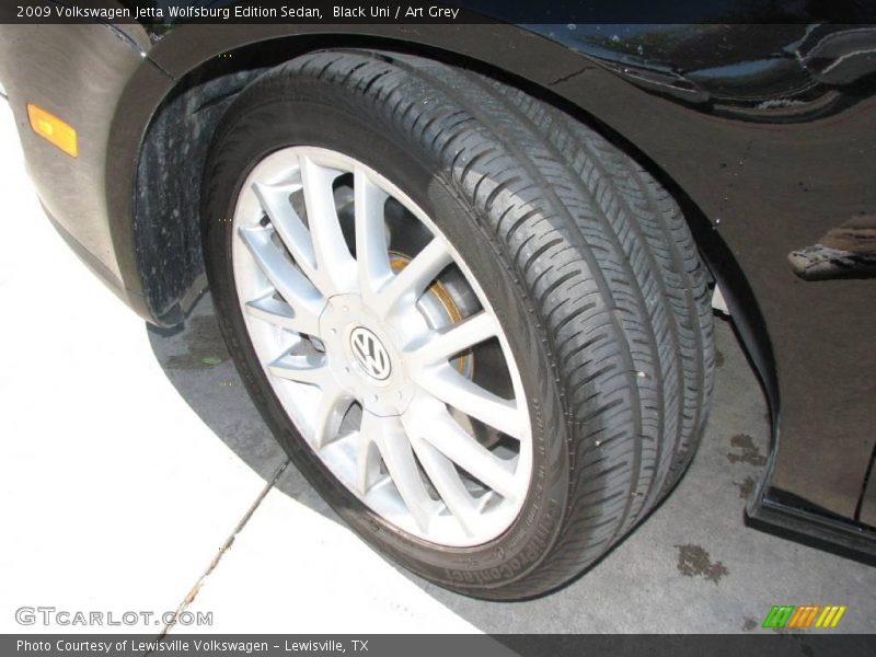 Black Uni / Art Grey 2009 Volkswagen Jetta Wolfsburg Edition Sedan