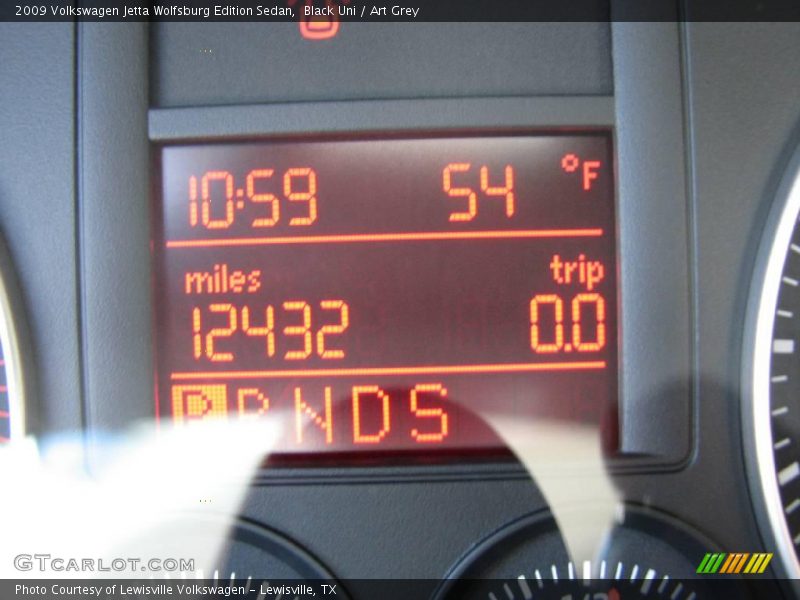 Black Uni / Art Grey 2009 Volkswagen Jetta Wolfsburg Edition Sedan