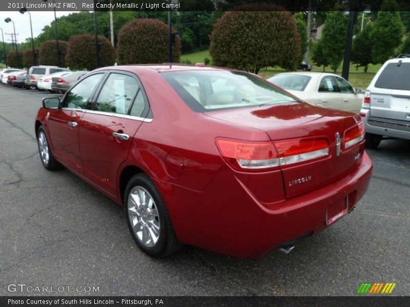 Red Candy Metallic / Light Camel 2011 Lincoln MKZ FWD