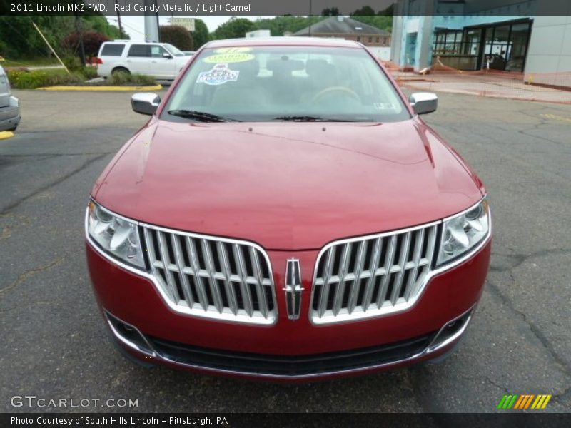 Red Candy Metallic / Light Camel 2011 Lincoln MKZ FWD