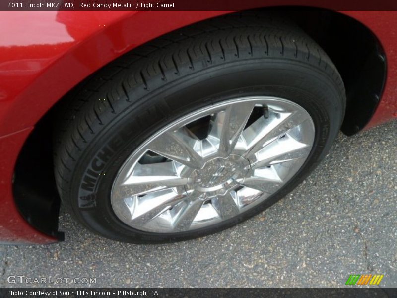 Red Candy Metallic / Light Camel 2011 Lincoln MKZ FWD
