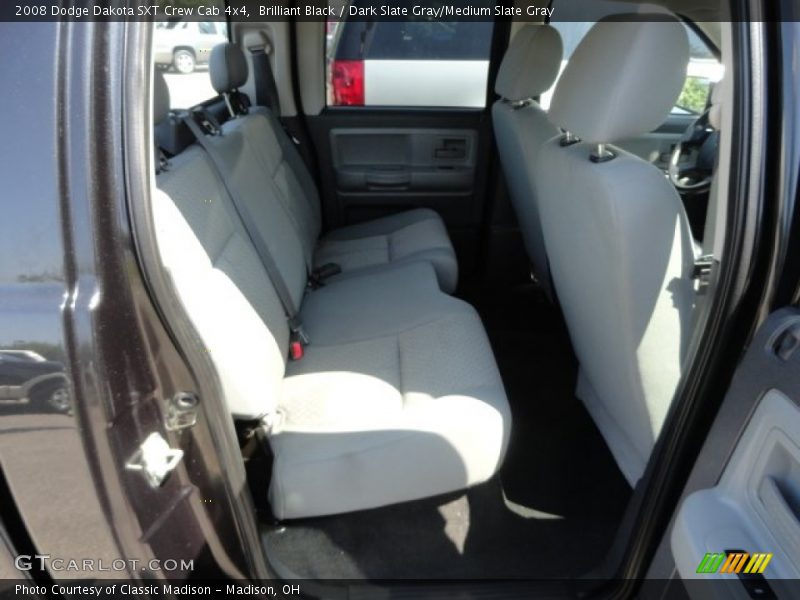 Brilliant Black / Dark Slate Gray/Medium Slate Gray 2008 Dodge Dakota SXT Crew Cab 4x4