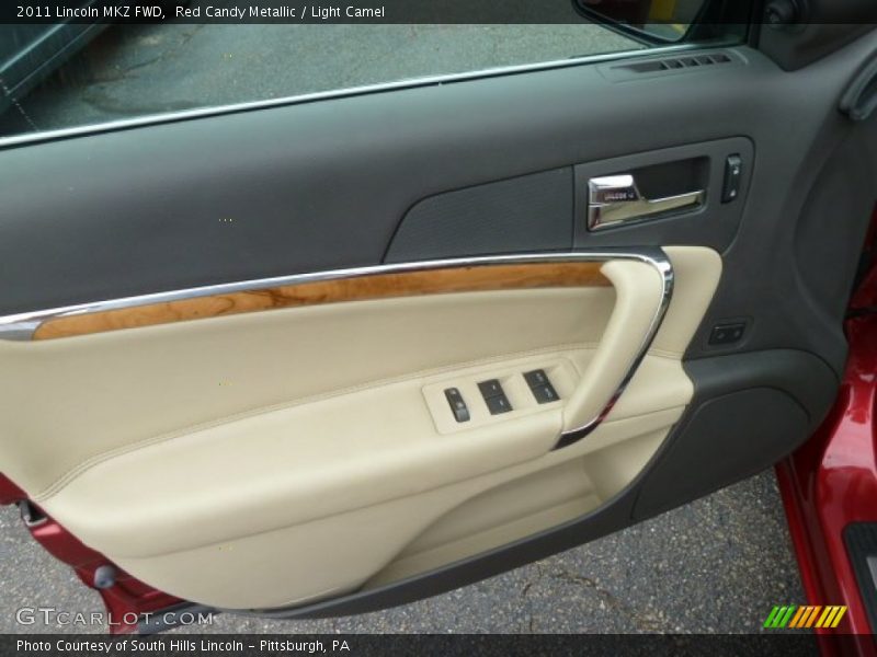 Red Candy Metallic / Light Camel 2011 Lincoln MKZ FWD