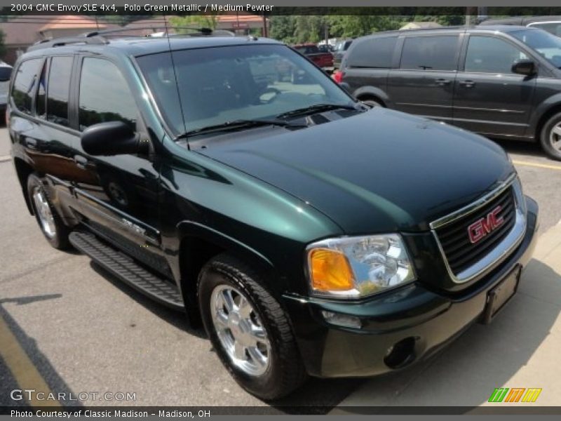 Polo Green Metallic / Medium Pewter 2004 GMC Envoy SLE 4x4