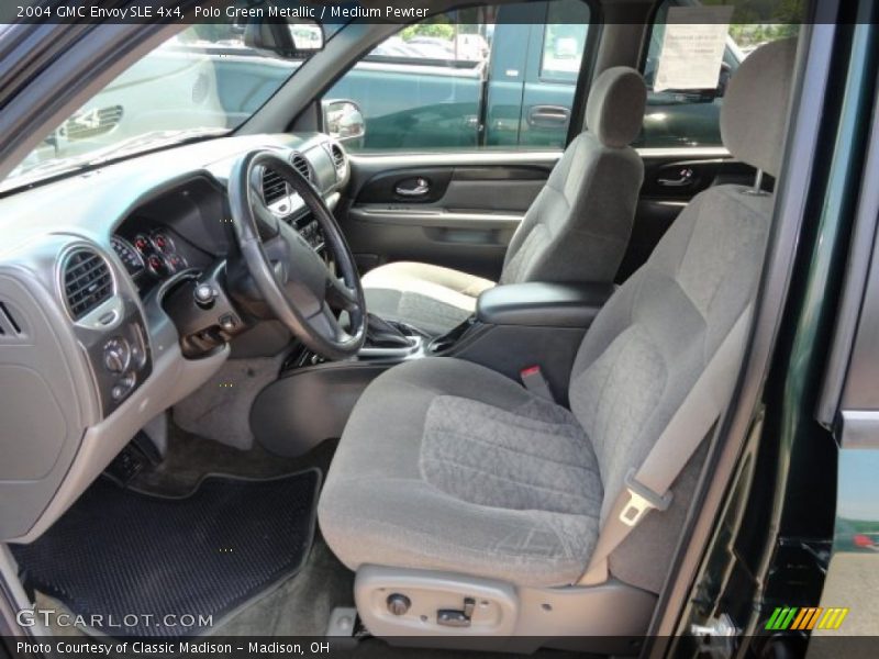 Polo Green Metallic / Medium Pewter 2004 GMC Envoy SLE 4x4