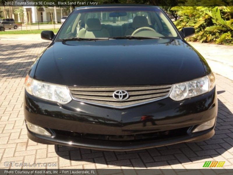 Black Sand Pearl / Ivory 2002 Toyota Solara SE Coupe