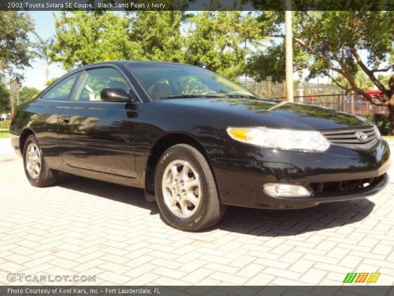 Black Sand Pearl / Ivory 2002 Toyota Solara SE Coupe