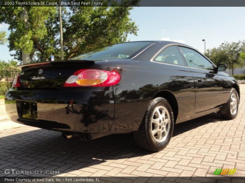 Black Sand Pearl / Ivory 2002 Toyota Solara SE Coupe