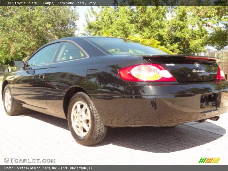 Black Sand Pearl / Ivory 2002 Toyota Solara SE Coupe