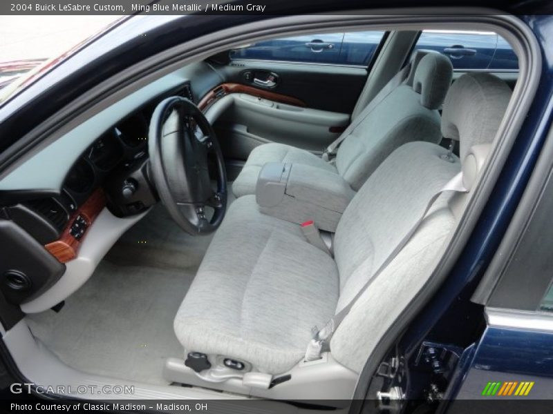Ming Blue Metallic / Medium Gray 2004 Buick LeSabre Custom