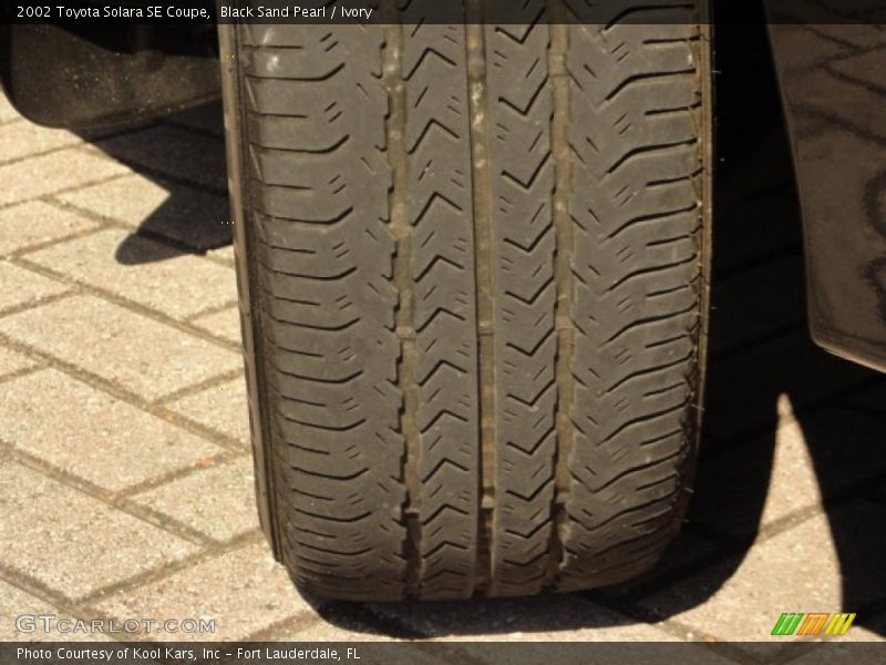 Black Sand Pearl / Ivory 2002 Toyota Solara SE Coupe
