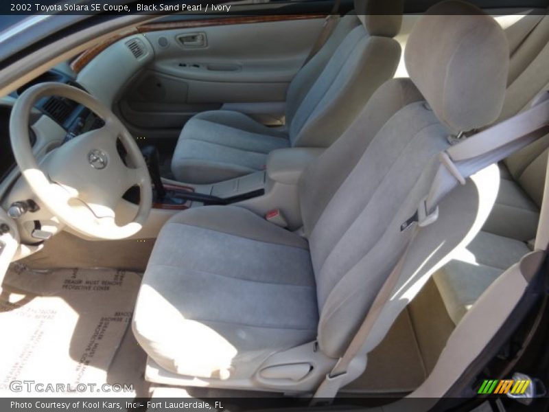 Black Sand Pearl / Ivory 2002 Toyota Solara SE Coupe