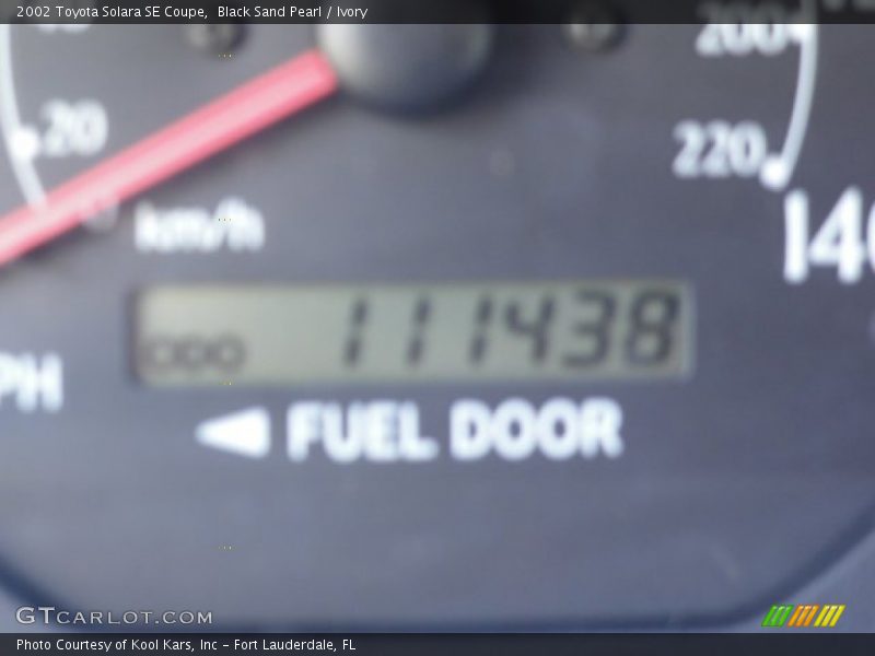 Black Sand Pearl / Ivory 2002 Toyota Solara SE Coupe