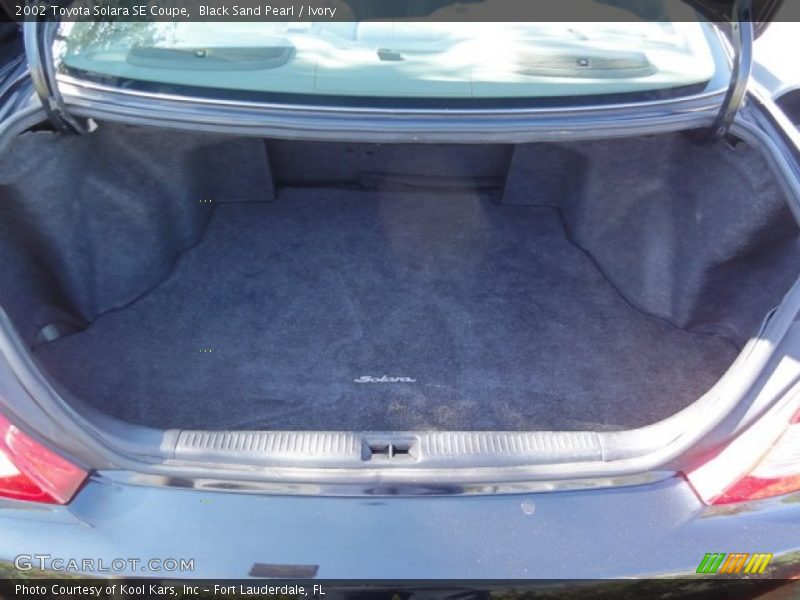 Black Sand Pearl / Ivory 2002 Toyota Solara SE Coupe