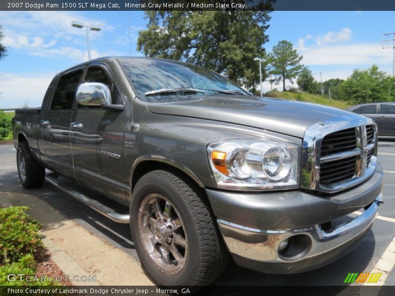 Mineral Gray Metallic / Medium Slate Gray 2007 Dodge Ram 1500 SLT Mega Cab