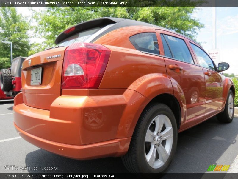 Mango Tango Pearl / Dark Slate Gray 2011 Dodge Caliber Mainstreet