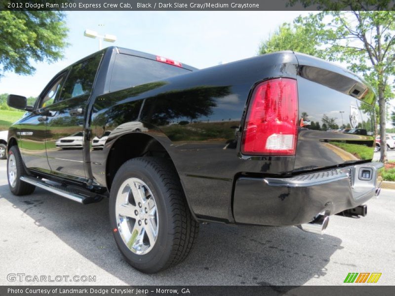 Black / Dark Slate Gray/Medium Graystone 2012 Dodge Ram 1500 Express Crew Cab