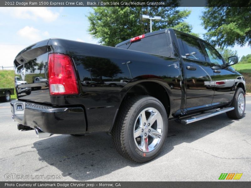 Black / Dark Slate Gray/Medium Graystone 2012 Dodge Ram 1500 Express Crew Cab