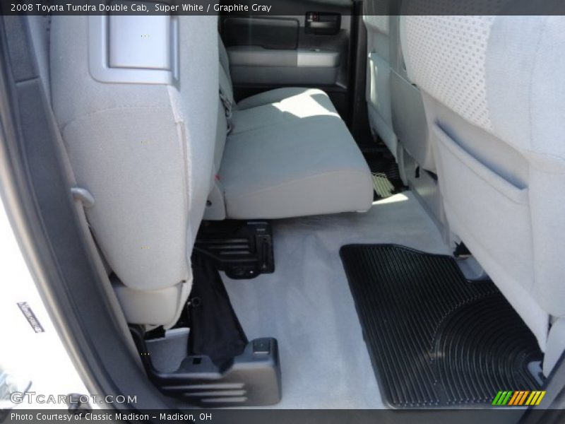 Super White / Graphite Gray 2008 Toyota Tundra Double Cab