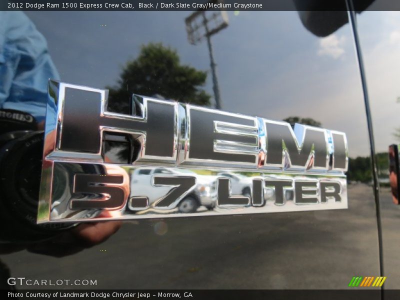 Black / Dark Slate Gray/Medium Graystone 2012 Dodge Ram 1500 Express Crew Cab