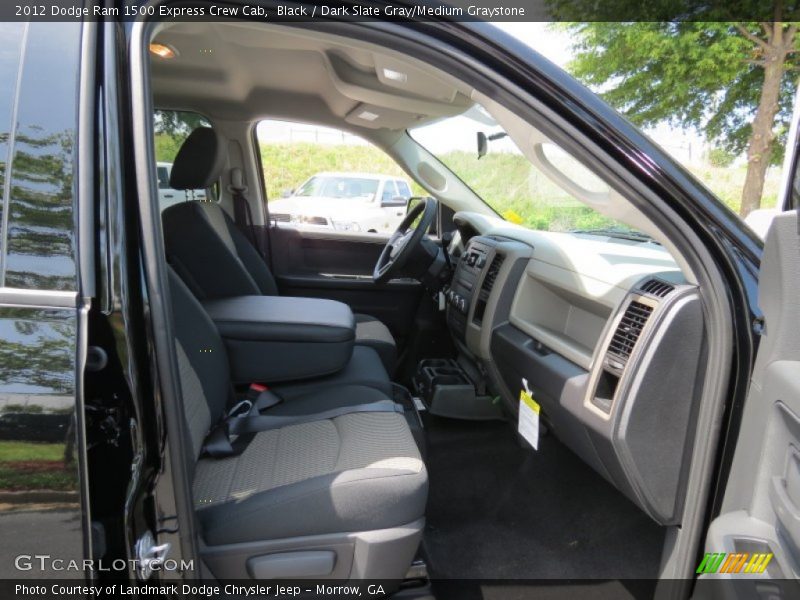 Black / Dark Slate Gray/Medium Graystone 2012 Dodge Ram 1500 Express Crew Cab