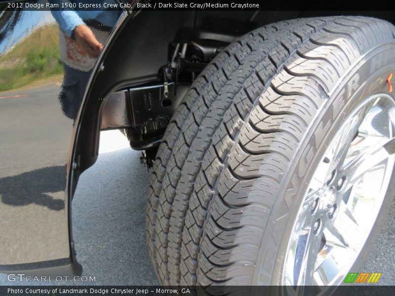 Black / Dark Slate Gray/Medium Graystone 2012 Dodge Ram 1500 Express Crew Cab