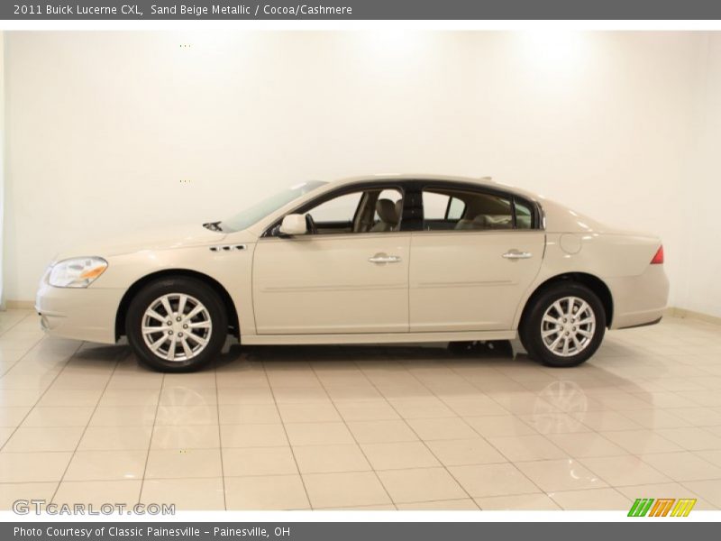 Sand Beige Metallic / Cocoa/Cashmere 2011 Buick Lucerne CXL