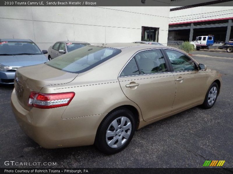 Sandy Beach Metallic / Bisque 2010 Toyota Camry LE