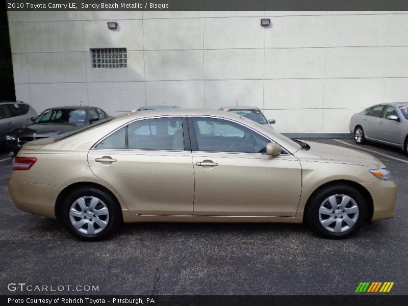 Sandy Beach Metallic / Bisque 2010 Toyota Camry LE