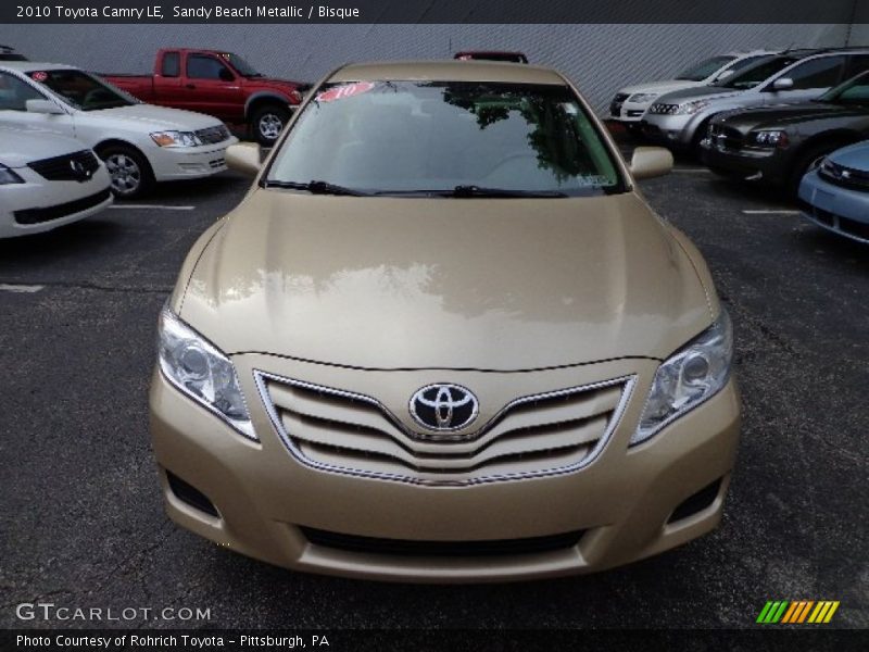 Sandy Beach Metallic / Bisque 2010 Toyota Camry LE