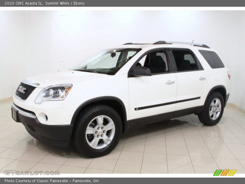 Summit White / Ebony 2010 GMC Acadia SL