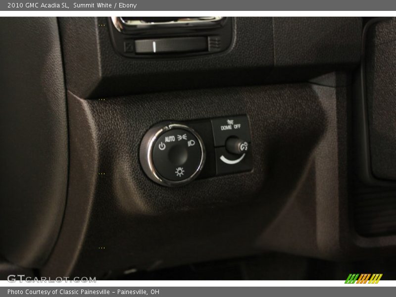 Summit White / Ebony 2010 GMC Acadia SL