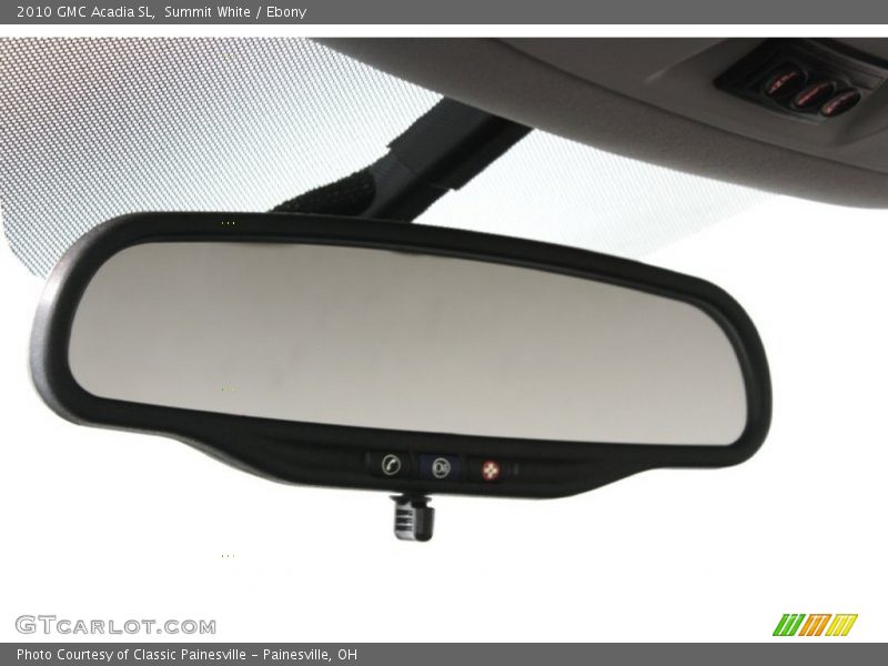 Summit White / Ebony 2010 GMC Acadia SL