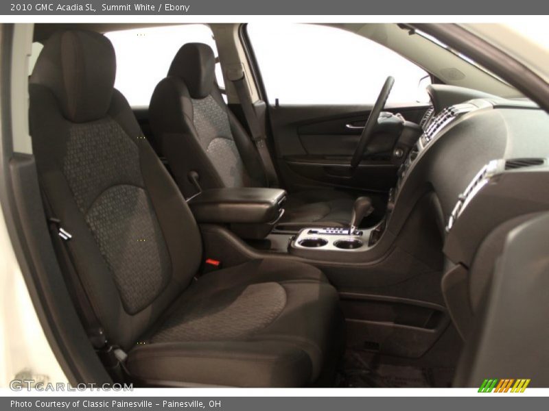 Summit White / Ebony 2010 GMC Acadia SL