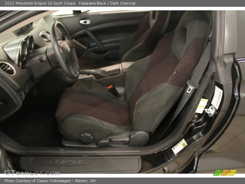 2012 Eclipse GS Sport Coupe Dark Charcoal Interior