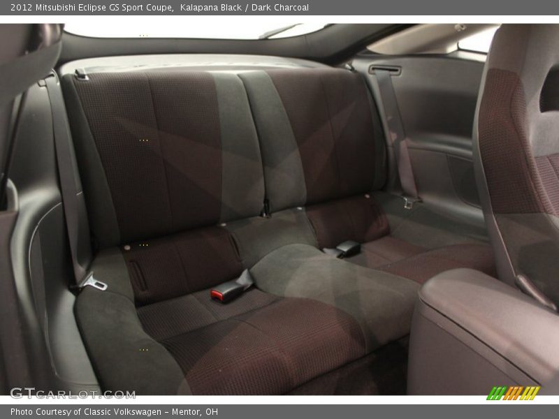 Rear Seat of 2012 Eclipse GS Sport Coupe