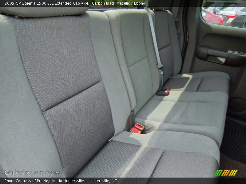 Carbon Black Metallic / Ebony 2009 GMC Sierra 1500 SLE Extended Cab 4x4