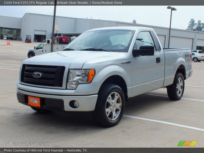 Brilliant Silver Metallic / Stone/Medium Stone 2009 Ford F150 STX Regular Cab