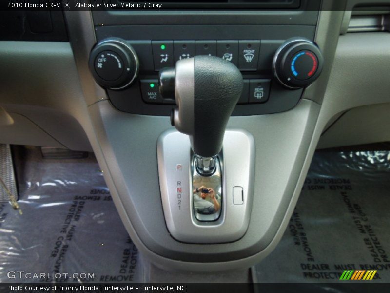 Alabaster Silver Metallic / Gray 2010 Honda CR-V LX