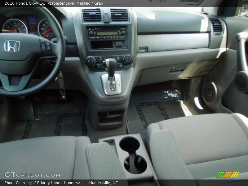 Alabaster Silver Metallic / Gray 2010 Honda CR-V LX