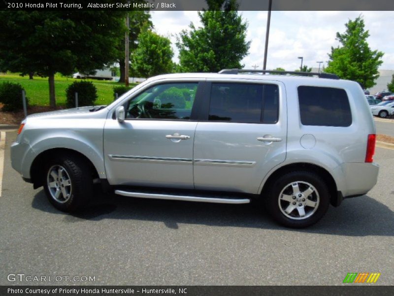 Alabaster Silver Metallic / Black 2010 Honda Pilot Touring