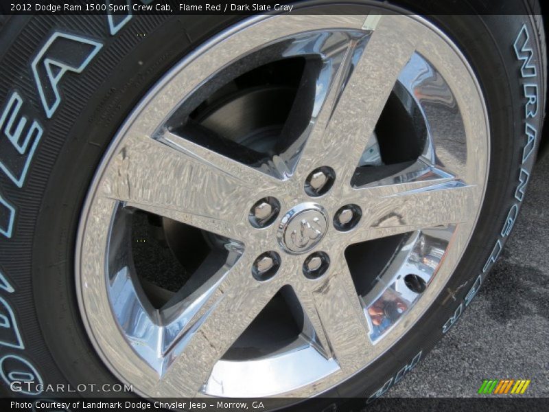 Flame Red / Dark Slate Gray 2012 Dodge Ram 1500 Sport Crew Cab