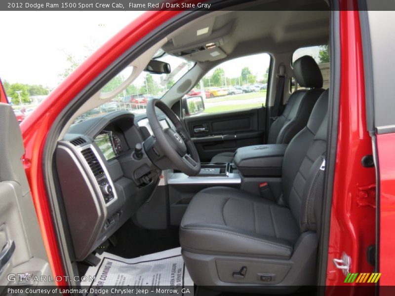 Flame Red / Dark Slate Gray 2012 Dodge Ram 1500 Sport Crew Cab