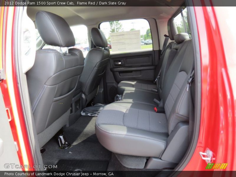 Flame Red / Dark Slate Gray 2012 Dodge Ram 1500 Sport Crew Cab