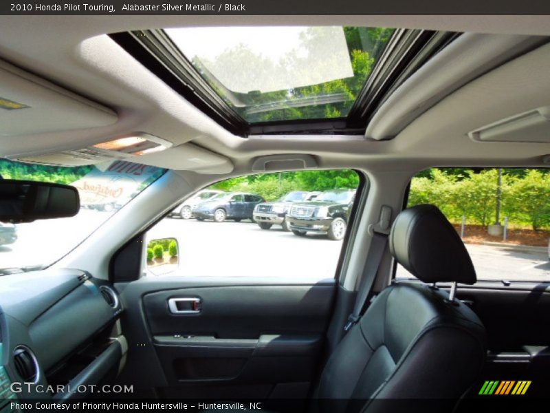 Alabaster Silver Metallic / Black 2010 Honda Pilot Touring