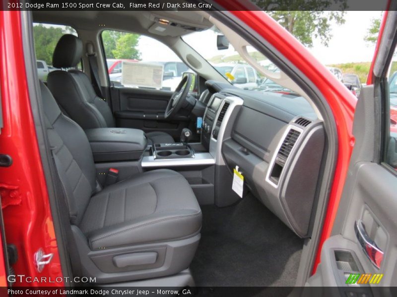 Flame Red / Dark Slate Gray 2012 Dodge Ram 1500 Sport Crew Cab