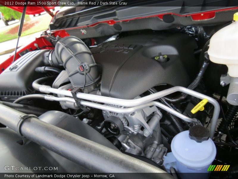 Flame Red / Dark Slate Gray 2012 Dodge Ram 1500 Sport Crew Cab