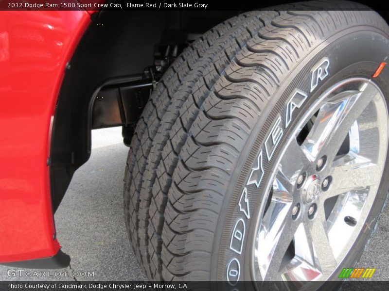 Flame Red / Dark Slate Gray 2012 Dodge Ram 1500 Sport Crew Cab